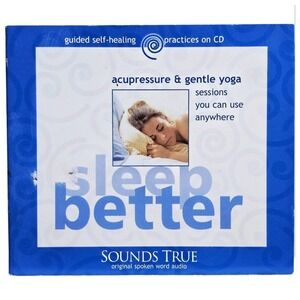 Sounds True Sleep Better Michael Reed Gach CD Acupressure Gentle Yoga Session EU